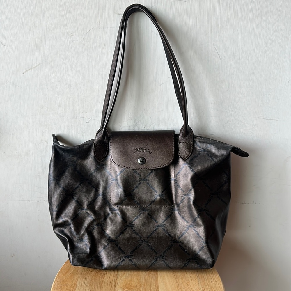 Rare Bronze Metallic Longchamp Purse